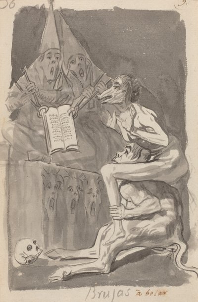 Witches Flying by Francisco de Goya